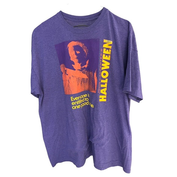 Halloween Men's 2XL Michael Myers Graphic T-Shirt John Carpenter Horror Film - Picture 1 of 7